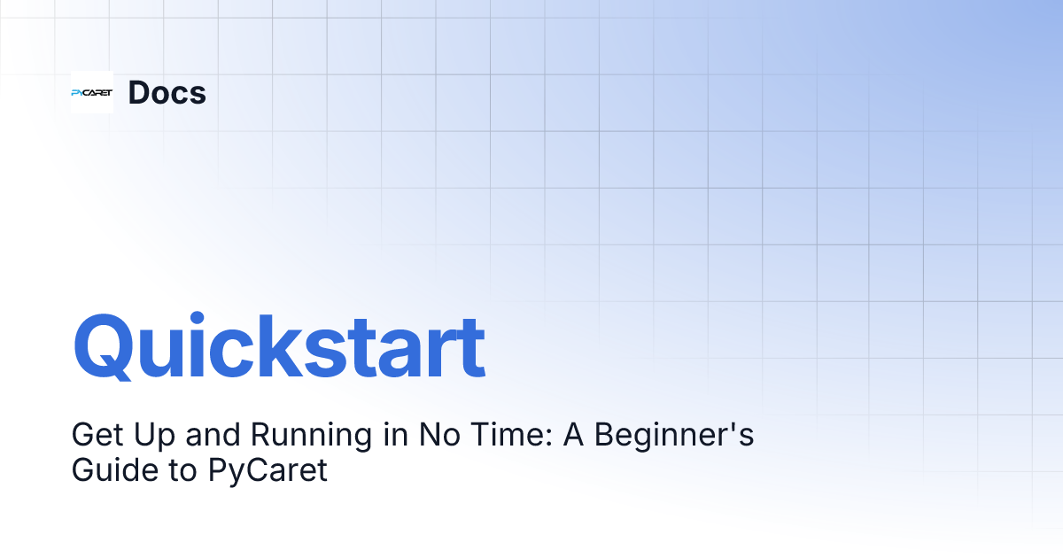 Quickstart | Docs